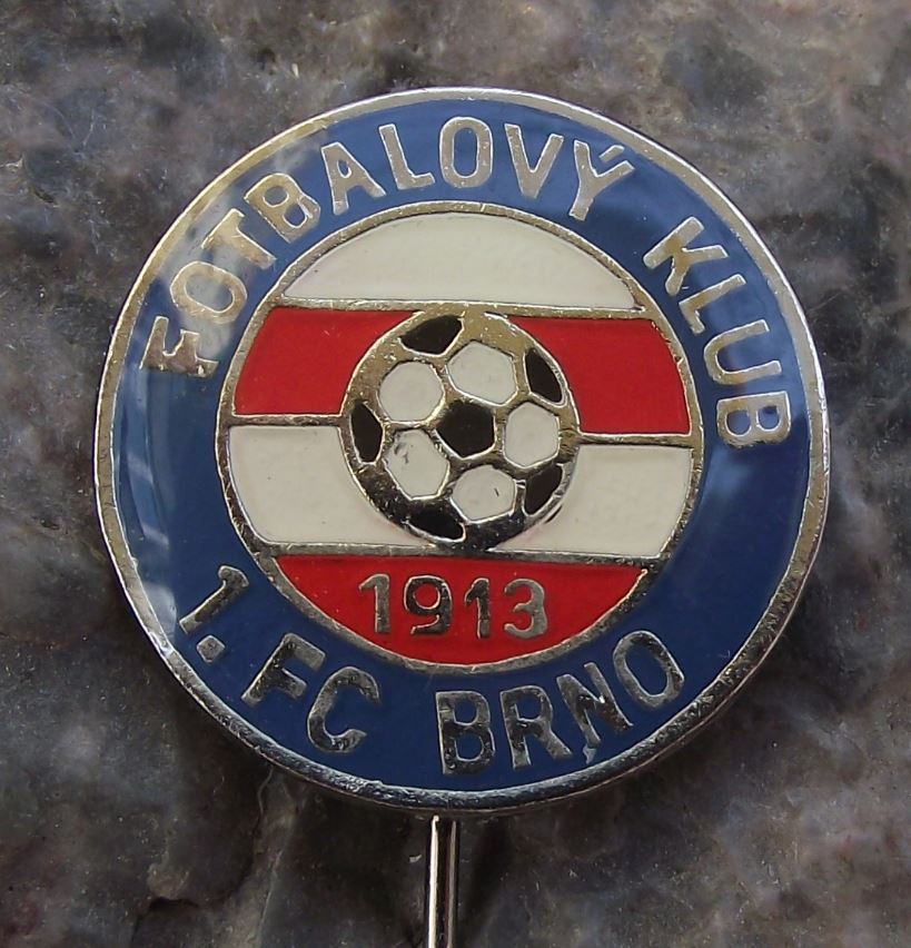 2001 1 FC Brno Football Club Soccer Czech Supporter Sports Pin Badge - Badgecrazy