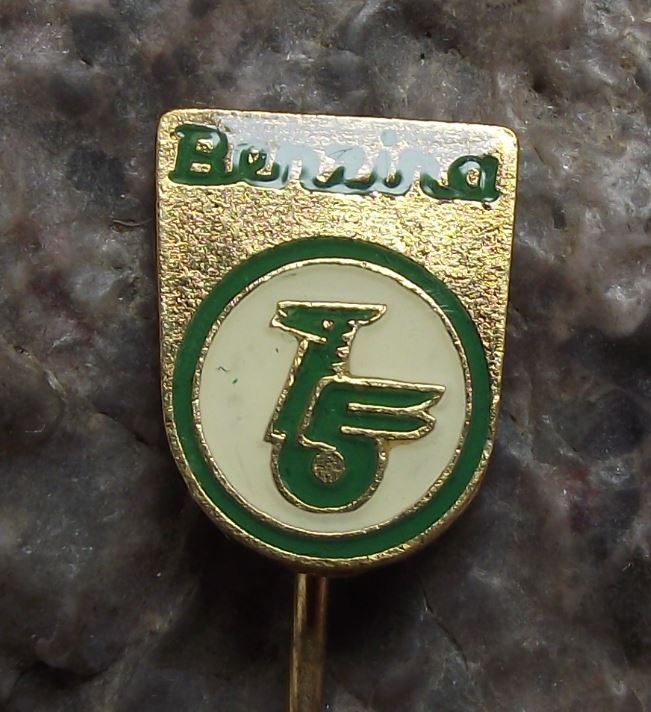 Benzina Fuel Motor Petrol Unipetrol Company Oil Winged Horse Pegasus Pin Badge - Badgecrazy