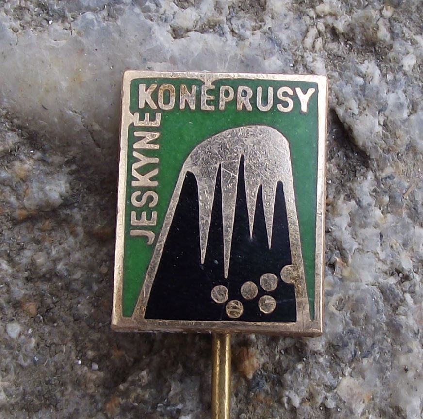 Koneprusy Limestone Karst Cave System Stalagtite Ancient Remains Pin Badge - Badgecrazy