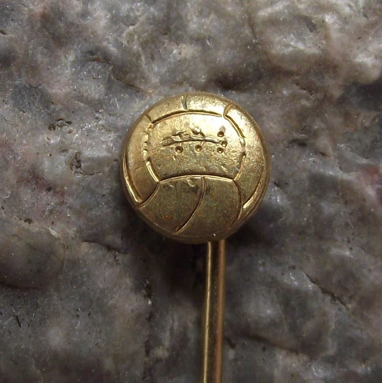 Antique Laced Leather Lace Up Football Sports Soccer Style Pin Badge - Badgecrazy