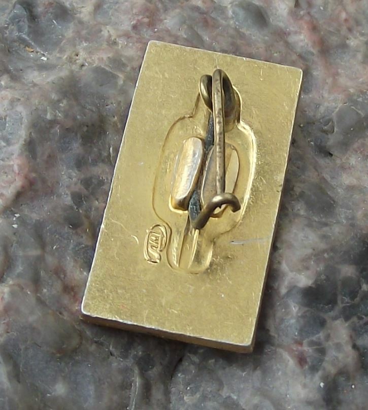 Vintage Vostok 1 Rocket All Russian Exhibition Centre BAHX Space Pin Badge