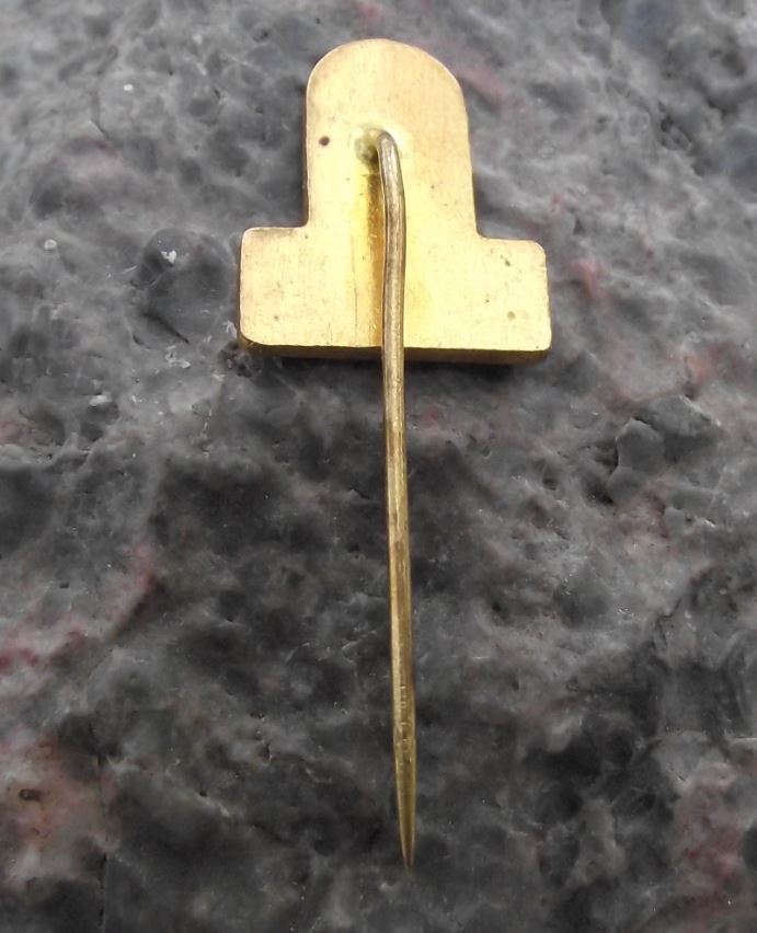 Antique Hotel International Prague Praha Historic 1950's Socialist Pin Badge - Badgecrazy