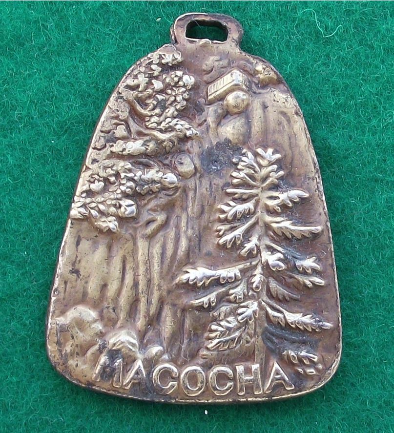 Antique Macocha Cave System Czechoslovakia Stalagmites Tourist Pendant Talisman - Badgecrazy