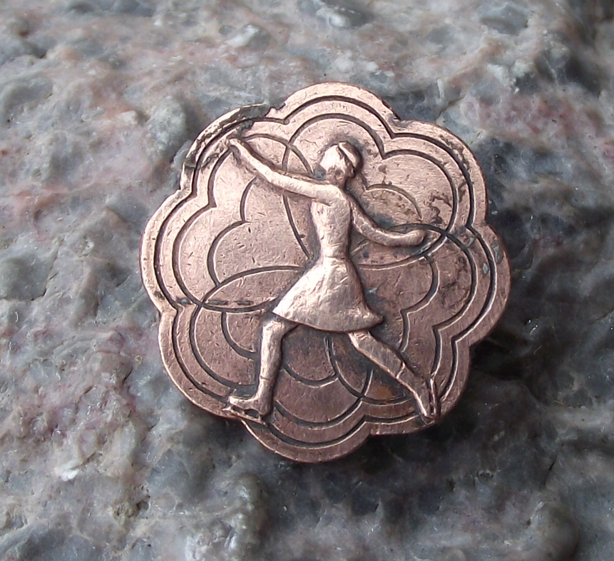 Vintage Finland SNLL Finnish Womens Association for Physical Education Pin Badge - Badgecrazy