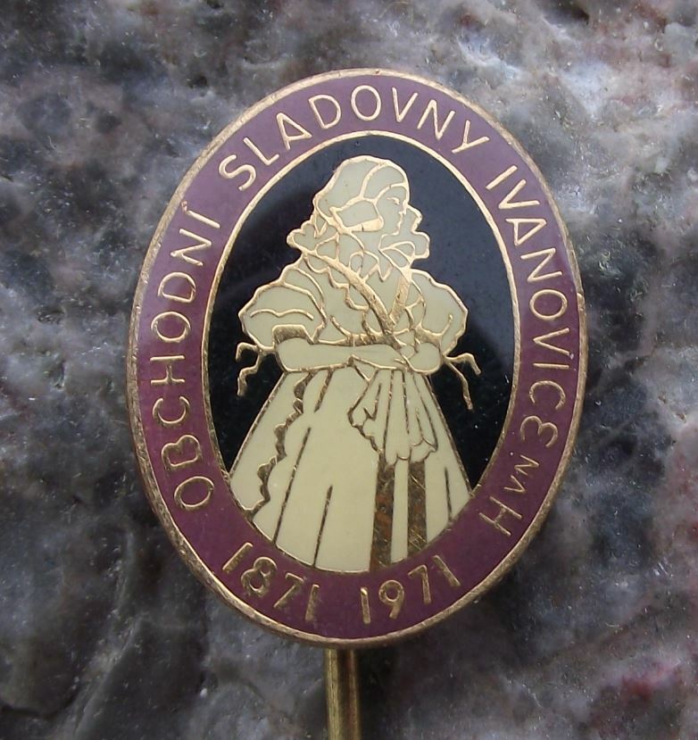 1971 Beer Brewery Malt House Ivanovice Centenary 100th Anniversary Pin Badge - Badgecrazy