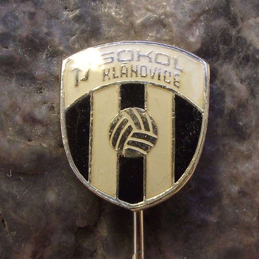 TJ Sokol FK Klanovice Czech Soccer Football Club Supporters Shield Pin Badge - Badgecrazy