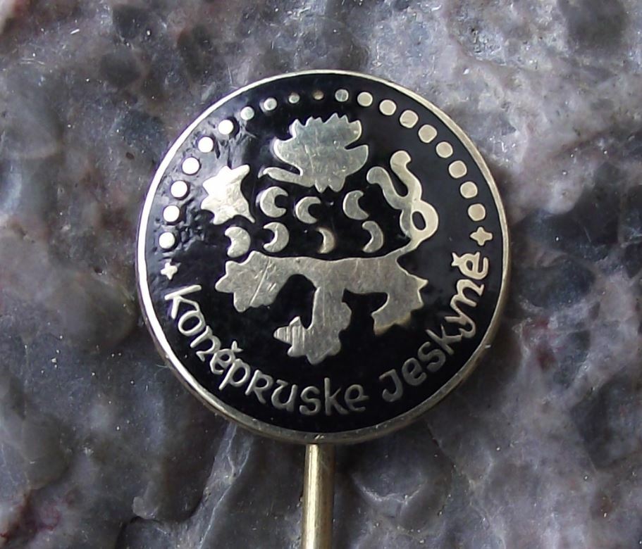 Antique Koneprusy Caverns Czechoslovakia Limestone Karst Cave System Pin Badge - Badgecrazy
