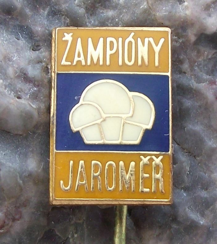 Czech Mushroom Farm Farming Jaromer Czechoslovakia Mycologist Pin Badge - Badgecrazy