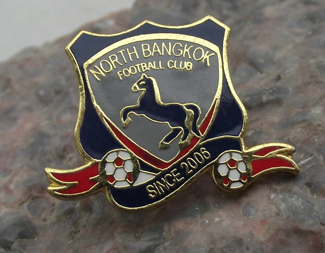 Rare North Bangkok FC Football Club Thailand Thai Soccer Horse Tie Pin Badge - Badgecrazy