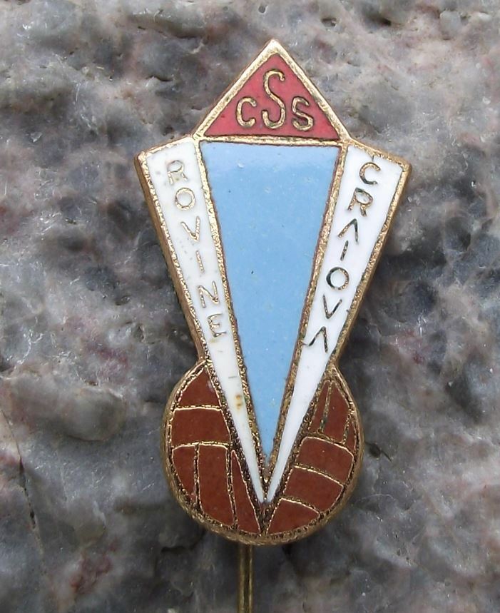 Vintage CSS Rovine Craiova Football Club Romania Romanian Soccer Pin Badge - Badgecrazy