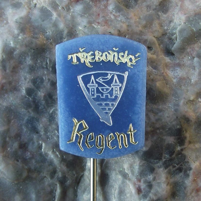 Antique Trebonsky Regent Trebon Czechoslovakia Brewery Beer Lager Pin Badge - Badgecrazy