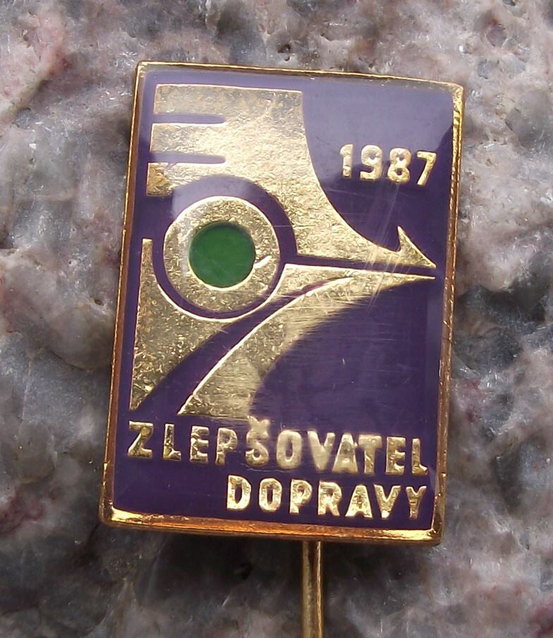 1987 Annual Rail Improvements Conference Ministry of Transport Pin Badge - Badgecrazy