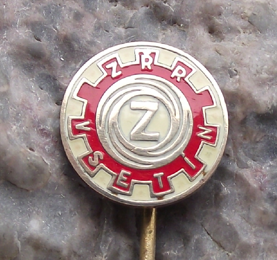 Ceska Zbrojovka Czech Guns CZ Weapons Vsetin Red October Factory ZRR Pin Badge - Badgecrazy