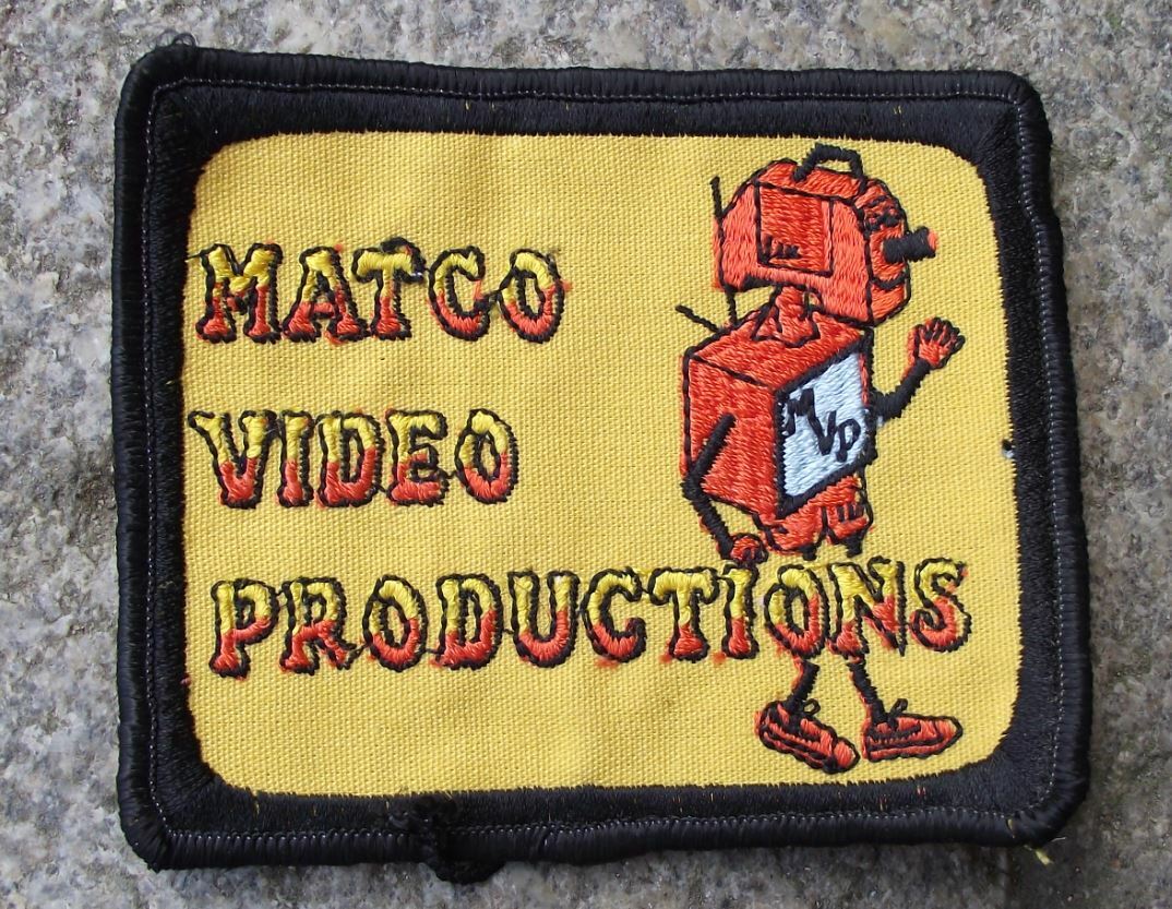 Antique Matco Video Productions Robot Canada Sew on Clothes Patch - Badgecrazy