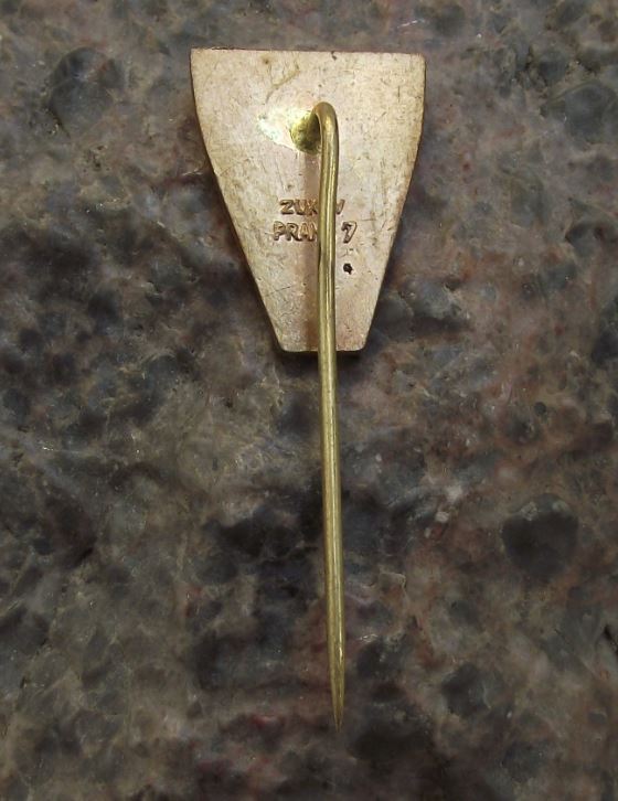 1968 Czech Air force 50th Anniversary Mig 21 Aero A-30 Commemorative Pin Badge - Badgecrazy