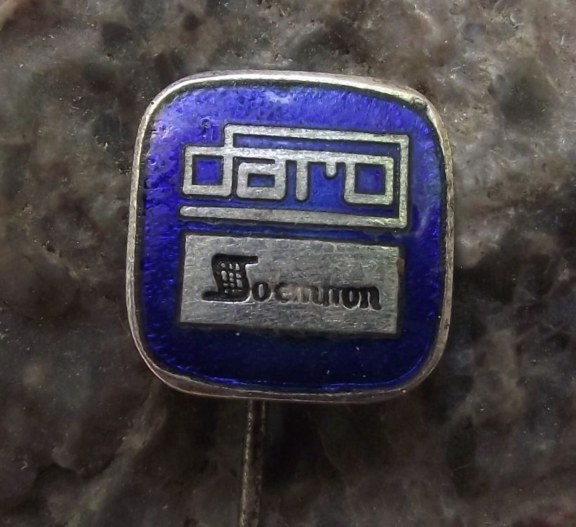 Daro Soemtron Vintage East German DDR GDR Printing Calculators Firm Pin Badge - Badgecrazy