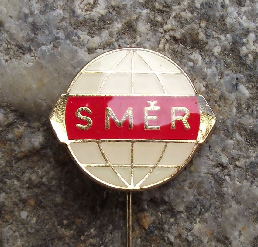 Smer Plastic Military Scale Models & Toy Maker Globe Logo Advertising Pin Badge - Badgecrazy