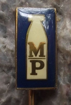The Dairy Industry of Former Czechoslovakia MP Milk Bottle Advertising Pin Badge - Badgecrazy