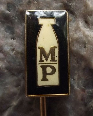 The Dairy Industry of Former Czechoslovakia MP Milk Bottle Advertising Pin Badge - Badgecrazy