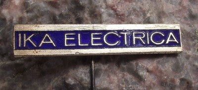 IKA Electrica Fahrzeugelektrik Car Automobile Electrics East Germany Pin Badge - Badgecrazy