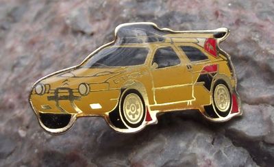 1991 Citroen ZX Paris Dakar Rally Racing Sports Car Desert Race Pin Badge - Badgecrazy