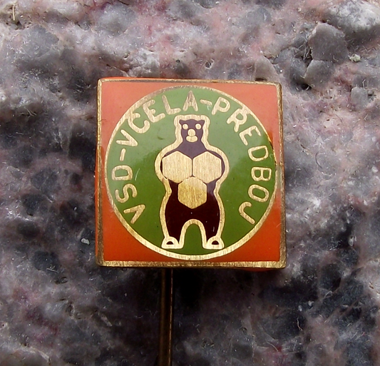 Vintage Honey Products Company VSD Bear Hexagon Bee Cell Pin Badge