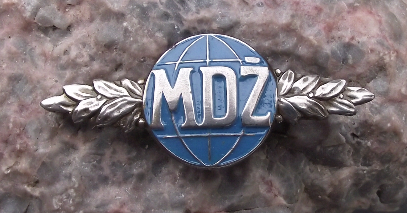 International Women's Day MDZ Czechoslovakia Peace Bar Style Pin Badge