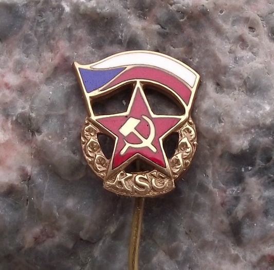 Vintage KSC Czechoslovakia Communist Party Official Membership Pin Badge