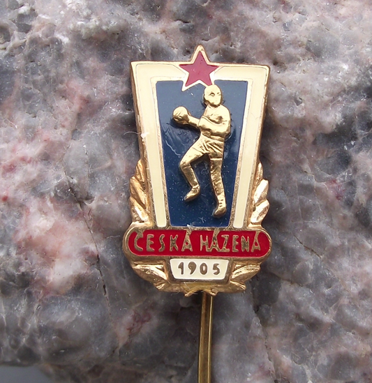 Czechoslovakia Handball Players Association Union Members 1905 Pin Badge