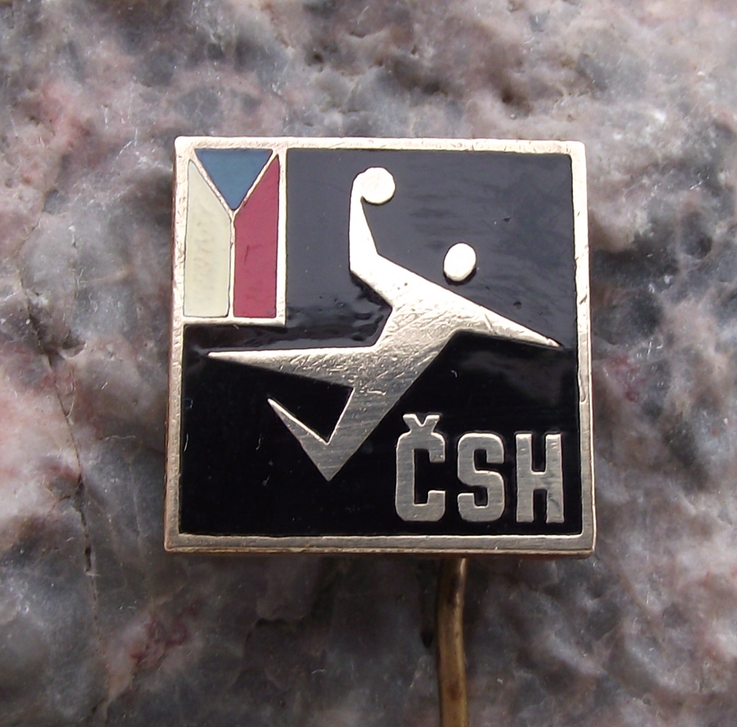 Czechoslovakia Handball Players Association Union Members CSH Pin Badge