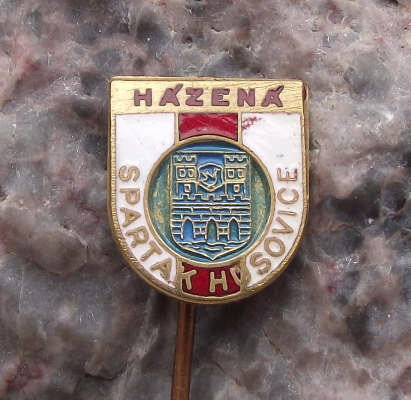 Vintage Spartak Husovice Handball Club Czechoslovakia Pin Badge