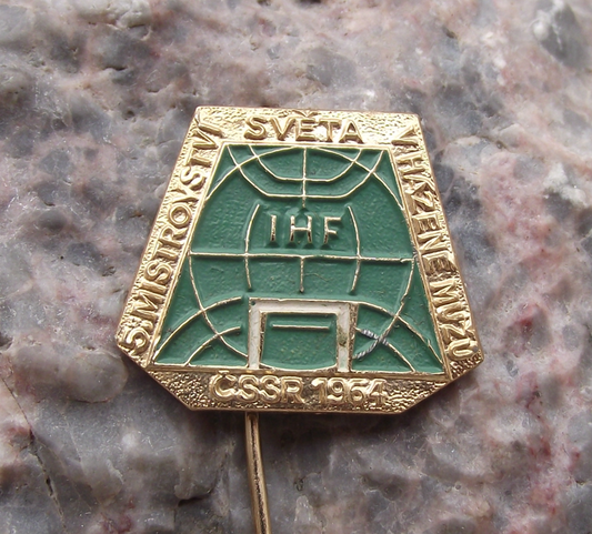 1964 Czechoslovakia Handball Federation CSSR World Championships Pin Badge