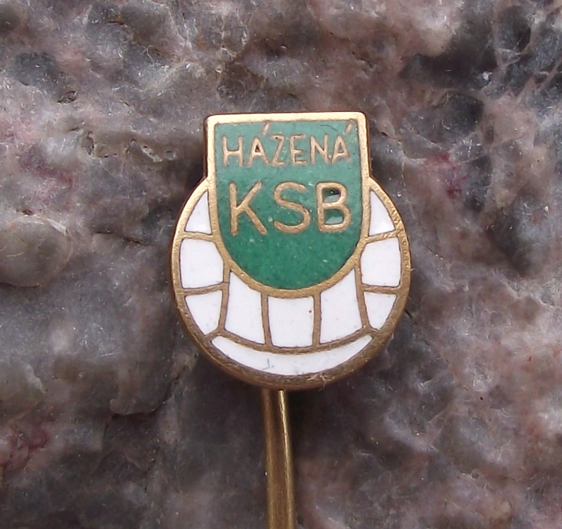 Vintage KSB Handball Club Czechoslovakia Pin Badge