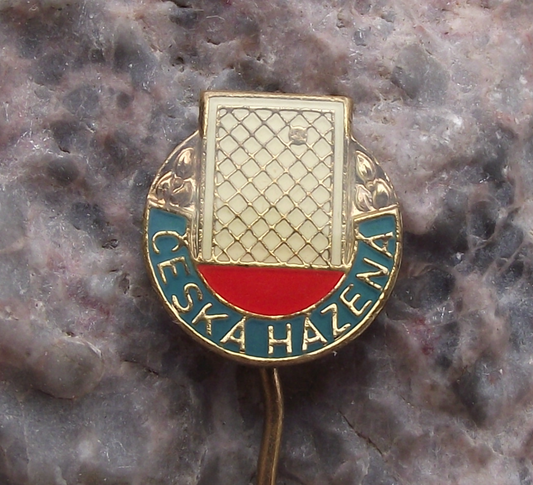 Vintage Czechoslovakia Handball Players Association Membership Pin Badge