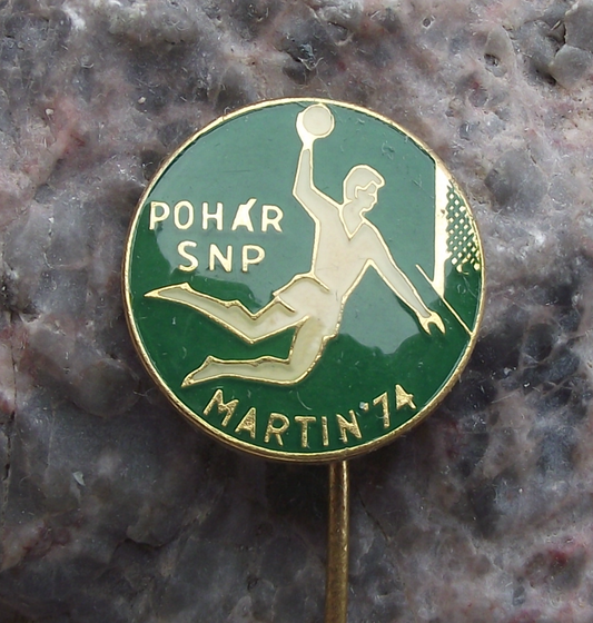 1974 Czechoslovakia Handball Federation Cup Championships Pin Badge