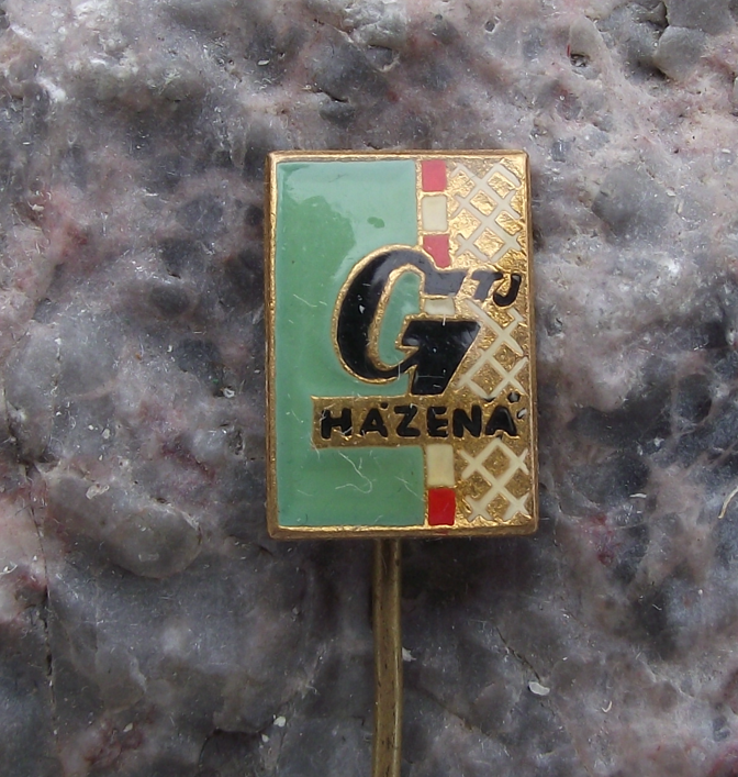 Vintage TJ Gottwaldov Zlin Handball Club Czechoslovakia Pin Badge