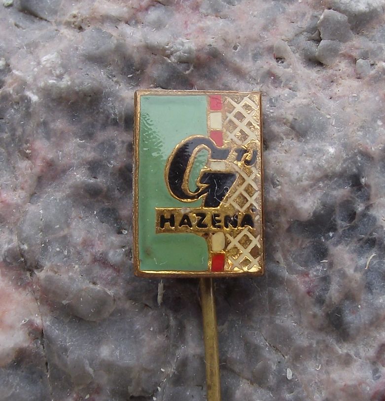 Vintage TJ Gottwaldov Zlin Handball Club Czechoslovakia Pin Badge