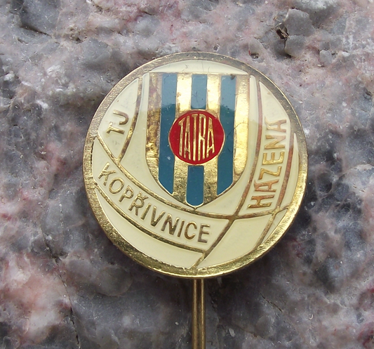 Vintage Tatra TJ Koprivnice Handball Club Czechoslovakia Pin Badge