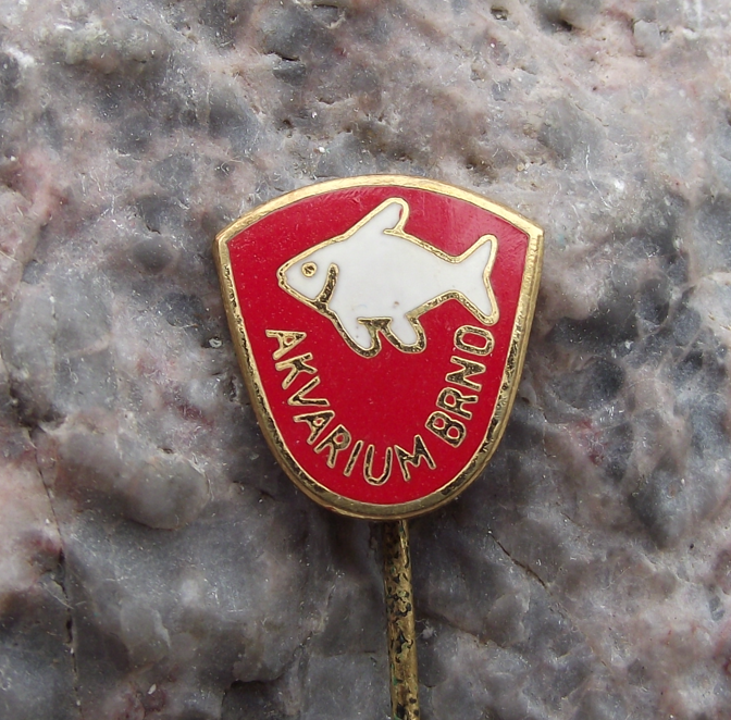 Vintage Aquarium Brno Tetra Tropical Fish Pin Badge