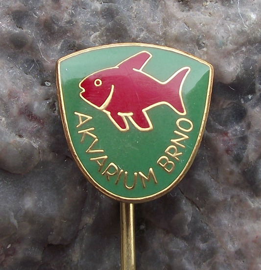 Vintage Aquarium Brno Tetra Tropical Fish Pin Badge