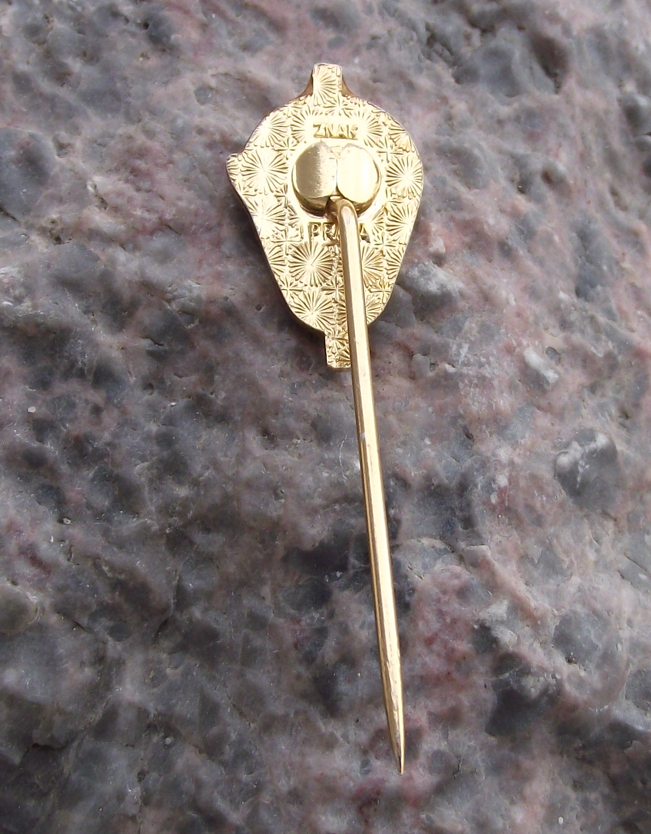 1969 Czechoslovakia Angling Fishing Association 1st National Congress Pin Badge