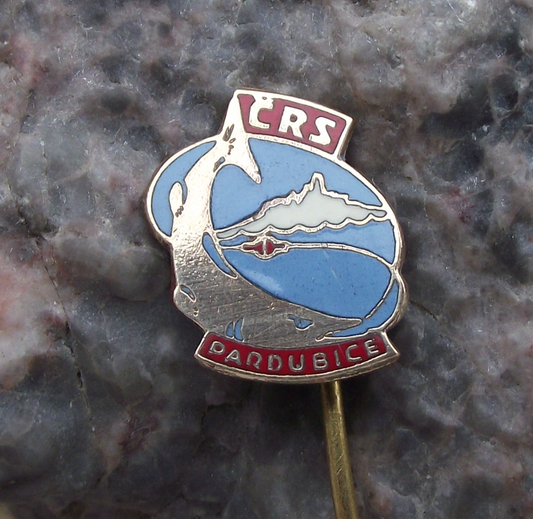 Vintage Pardubice Fishing Angling Association Pike Fish CSRS Members Pin Badge