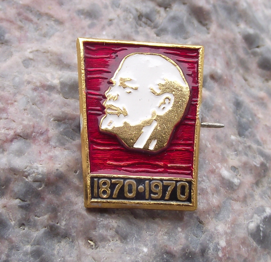 1970 Vladimir Lenin Socialist Revolutionary Birth Centenary 100 Pin Badge