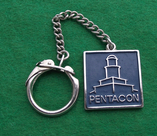 Vintage Pentacon East German Camera Lens Optical Firm DDR Keychain Keyring