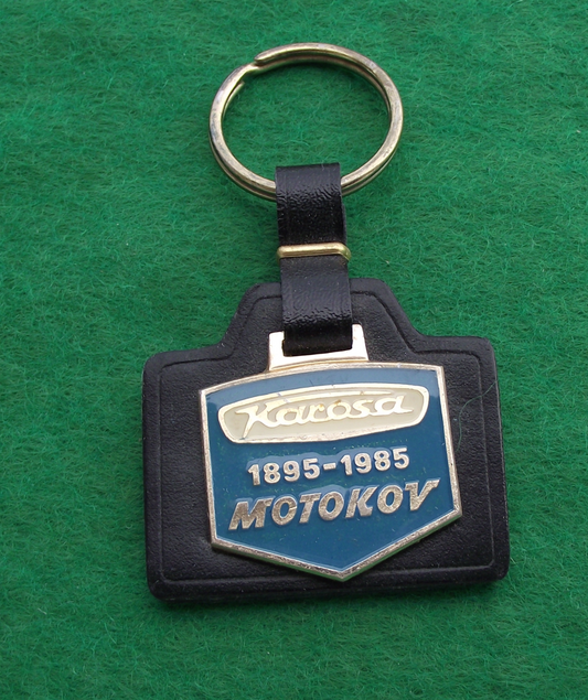 1985 Karosa Czech Bus and Car Chassis Maker Centenary Keychain Keyring