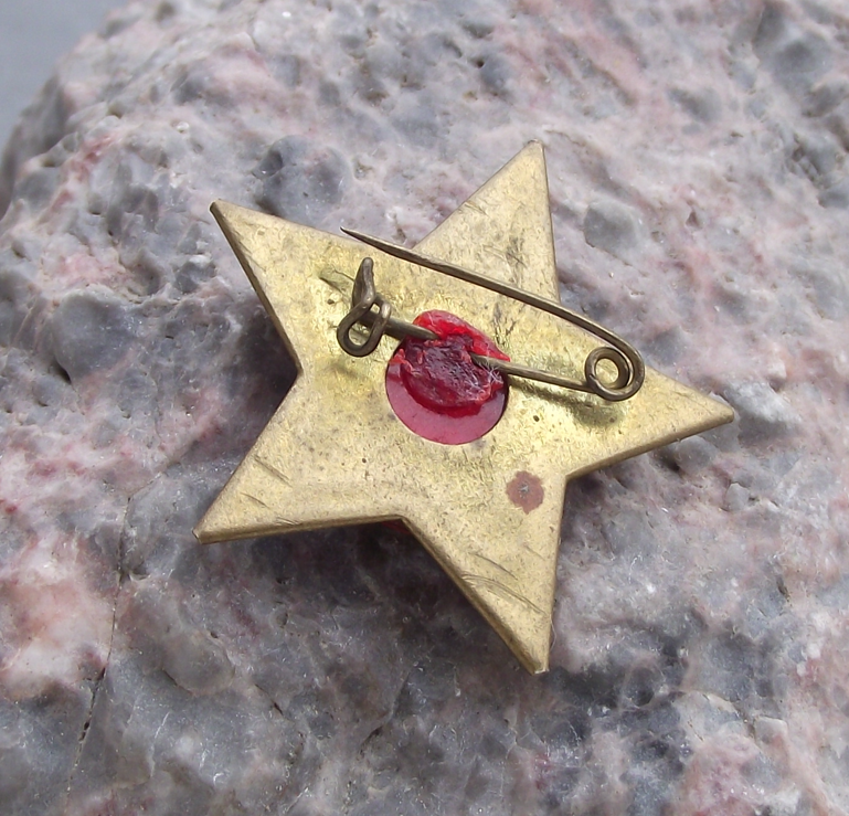 Vintage Little Octobrist Child Lenin Red Star Association Members Pin Badge