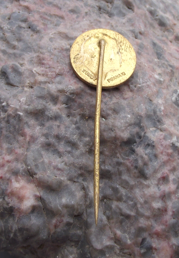 Vintage Lenin Head Profile Soviet Revolutionary Leader Czech Pin Badge