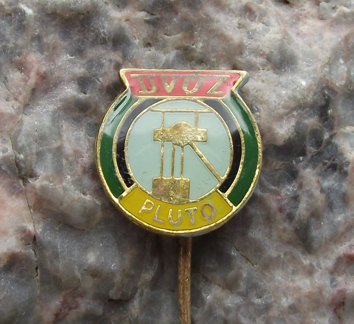 Vintage Vitezny Unor Coal Mining Pits of Czechoslovakia DVUZ Pin Badge