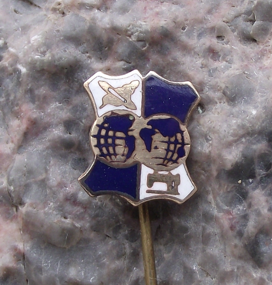 Vintage FSM Textile Workers Trade Union Members Pin Badge