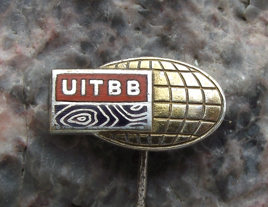 Vintage Trade Union of Wood Workers UITBB Carpenters Pin Badge